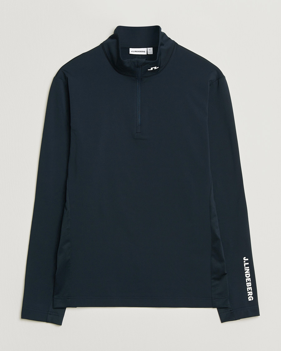 Mies | Puserot | J.Lindeberg | Tour Tech Mid Layer Half Zip JL Navy