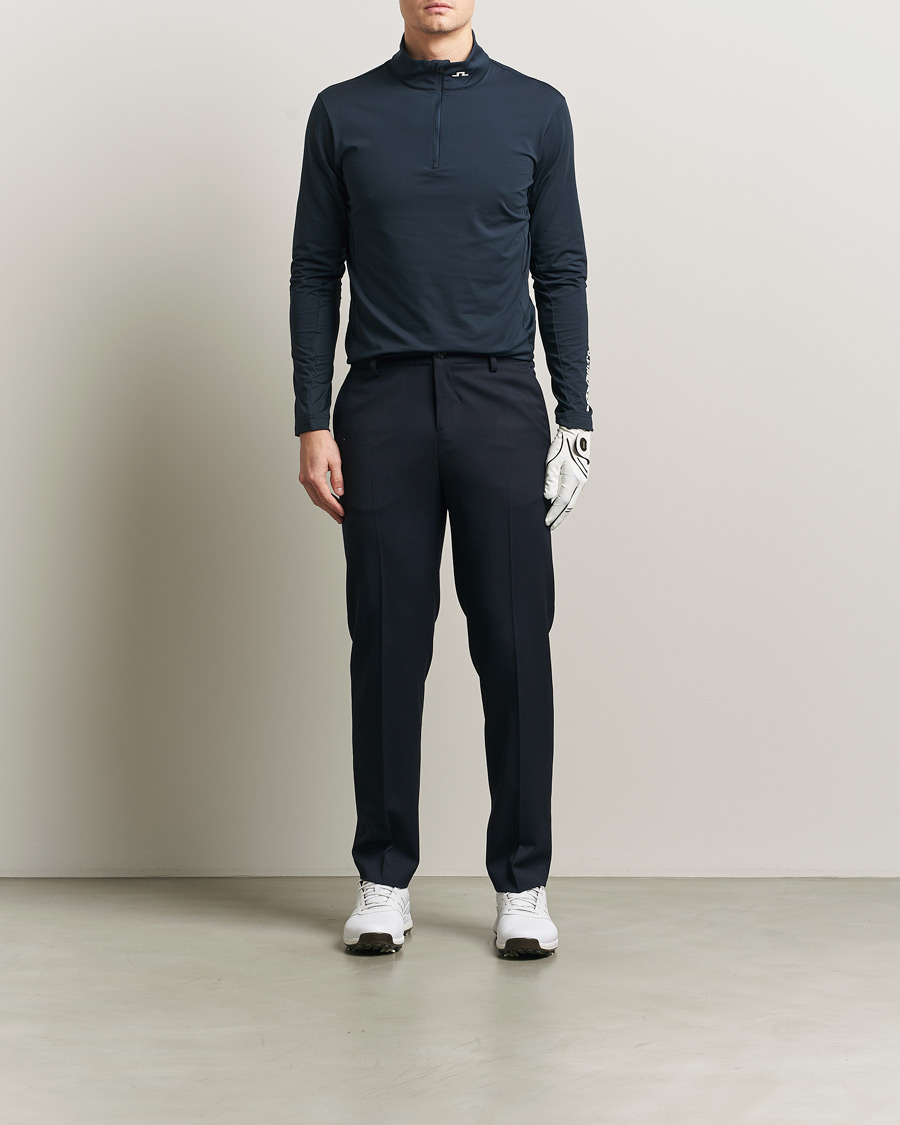 Mies | Puserot | J.Lindeberg | Tour Tech Mid Layer Half Zip JL Navy