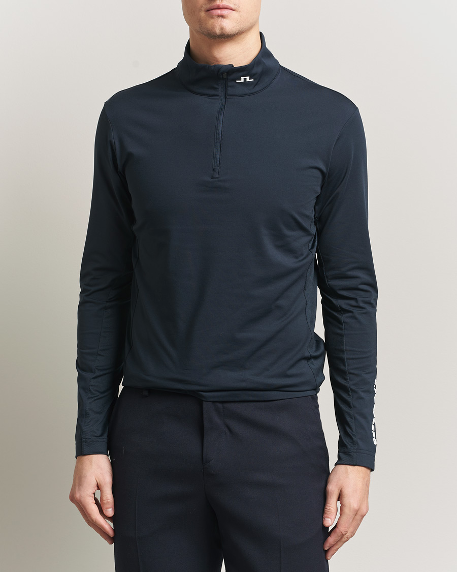 Mies | Puserot | J.Lindeberg | Tour Tech Mid Layer Half Zip JL Navy