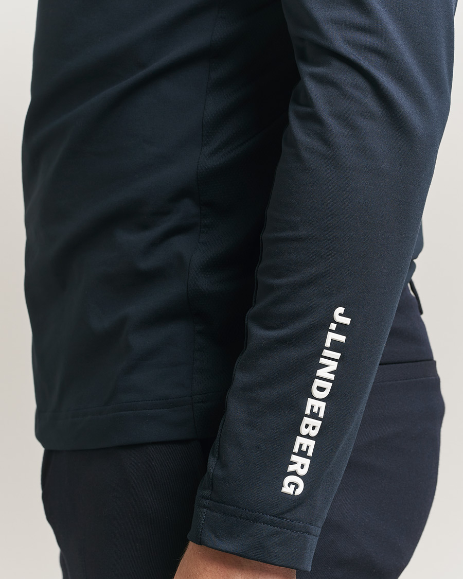 Mies | Puserot | J.Lindeberg | Tour Tech Mid Layer Half Zip JL Navy