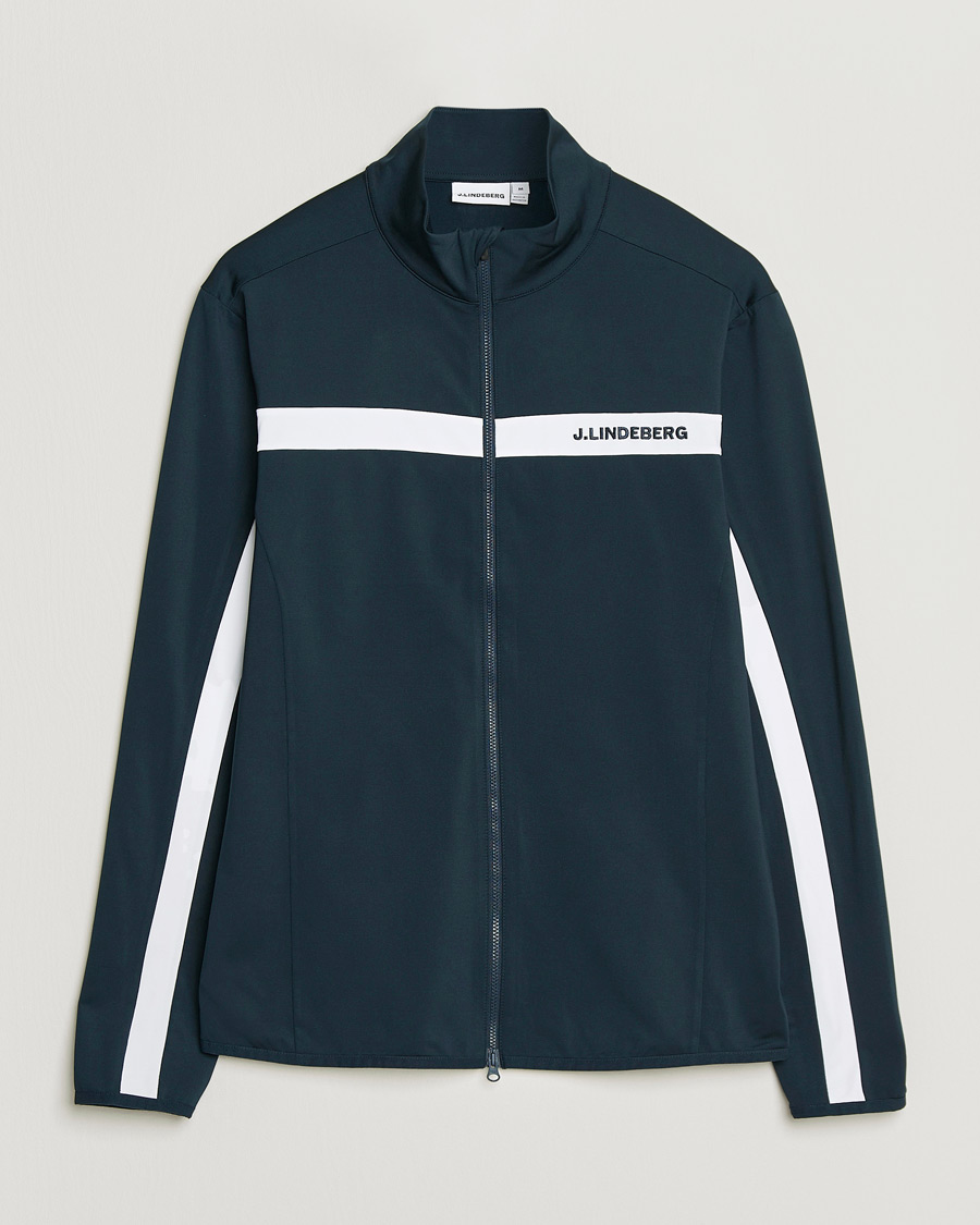 Mies | Puserot | J.Lindeberg | Jarvis Mid Layer Full Zip JL Navy