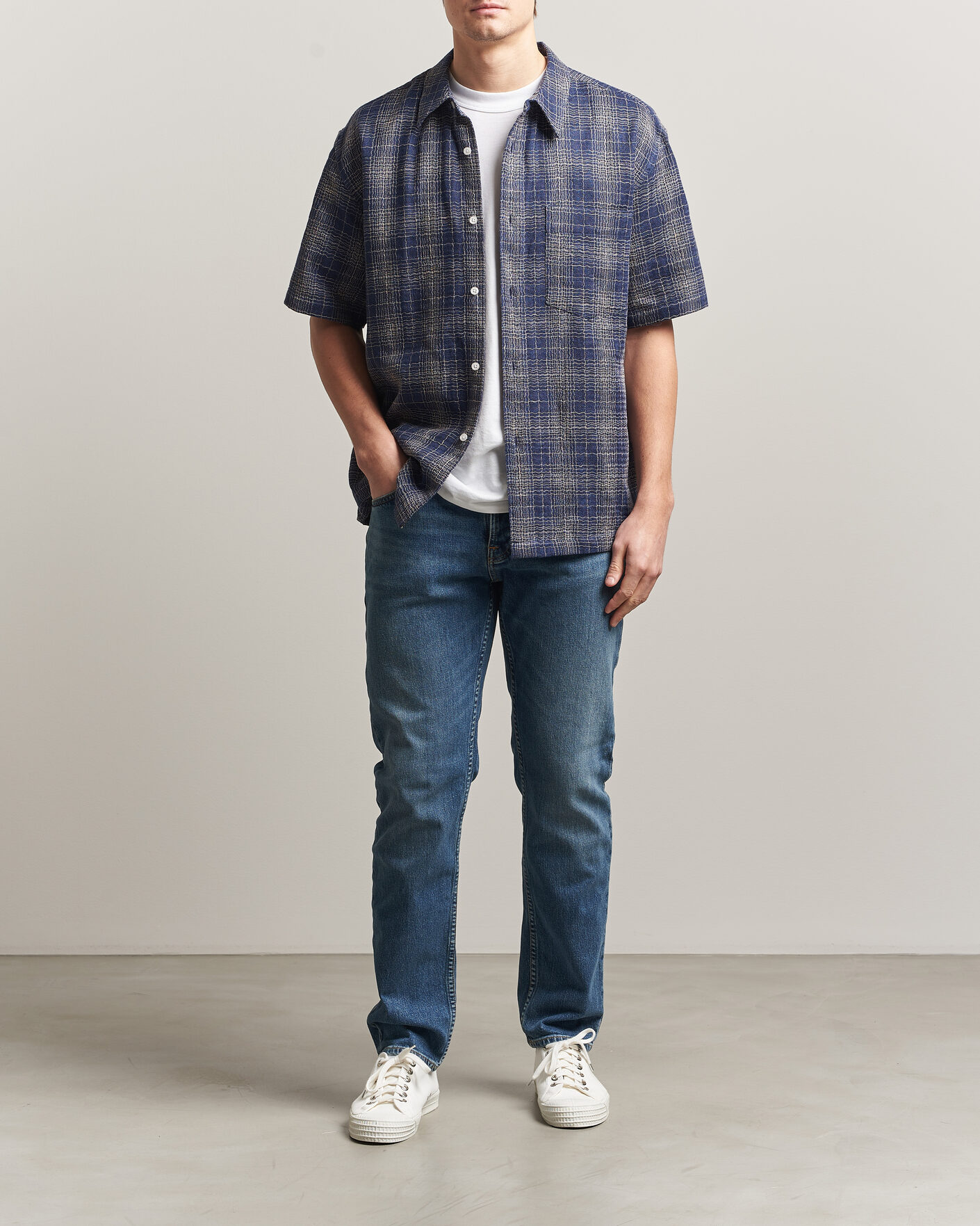 Mies | Housut | Nudie Jeans | Solid Ollie Jeans Blue Blur