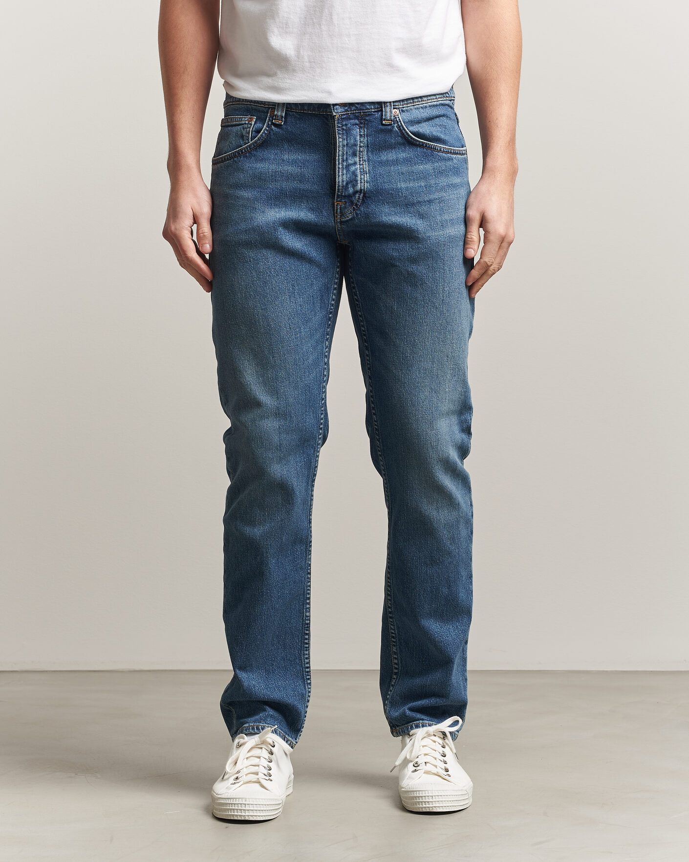 Mies | Housut | Nudie Jeans | Solid Ollie Jeans Blue Blur