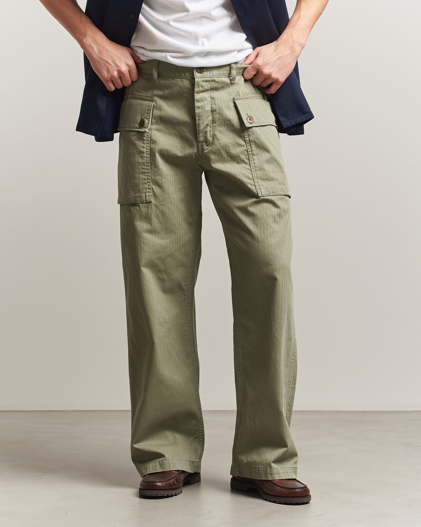 Mies | Housut | Nudie Jeans | Loud Larry Pants Pale Green