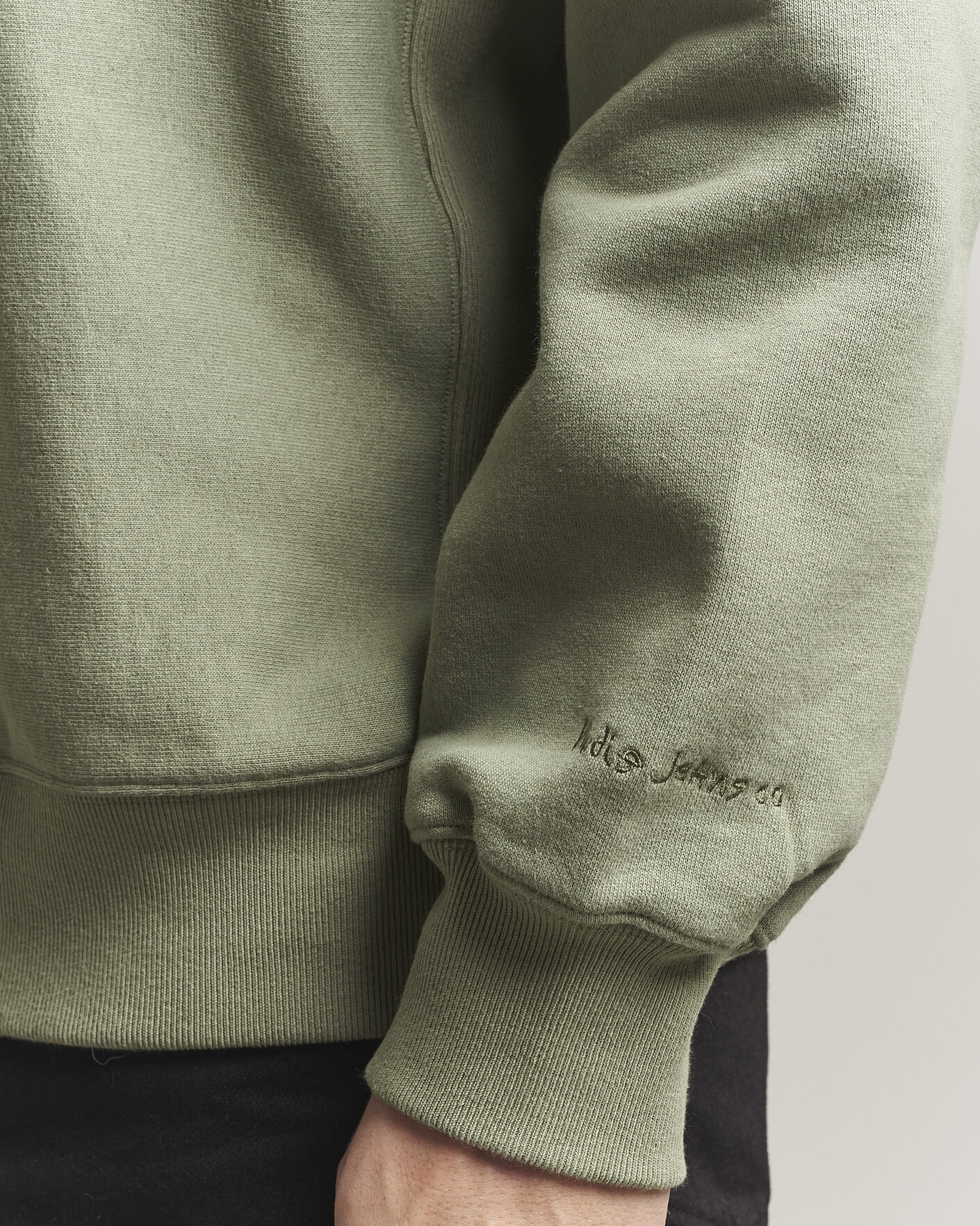 Mies | Puserot | Nudie Jeans | Hasse Crew Neck Sweatshirt Green