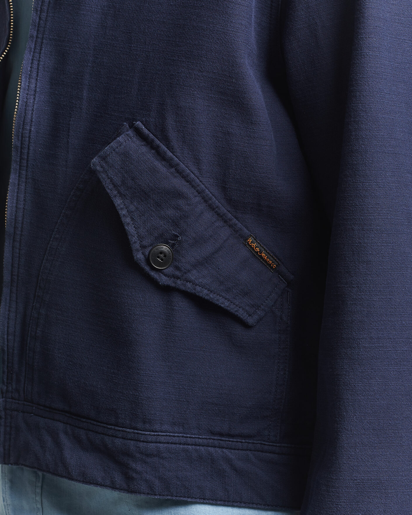 Mies | Takit | Nudie Jeans | Blake Embroided Jacket Navy