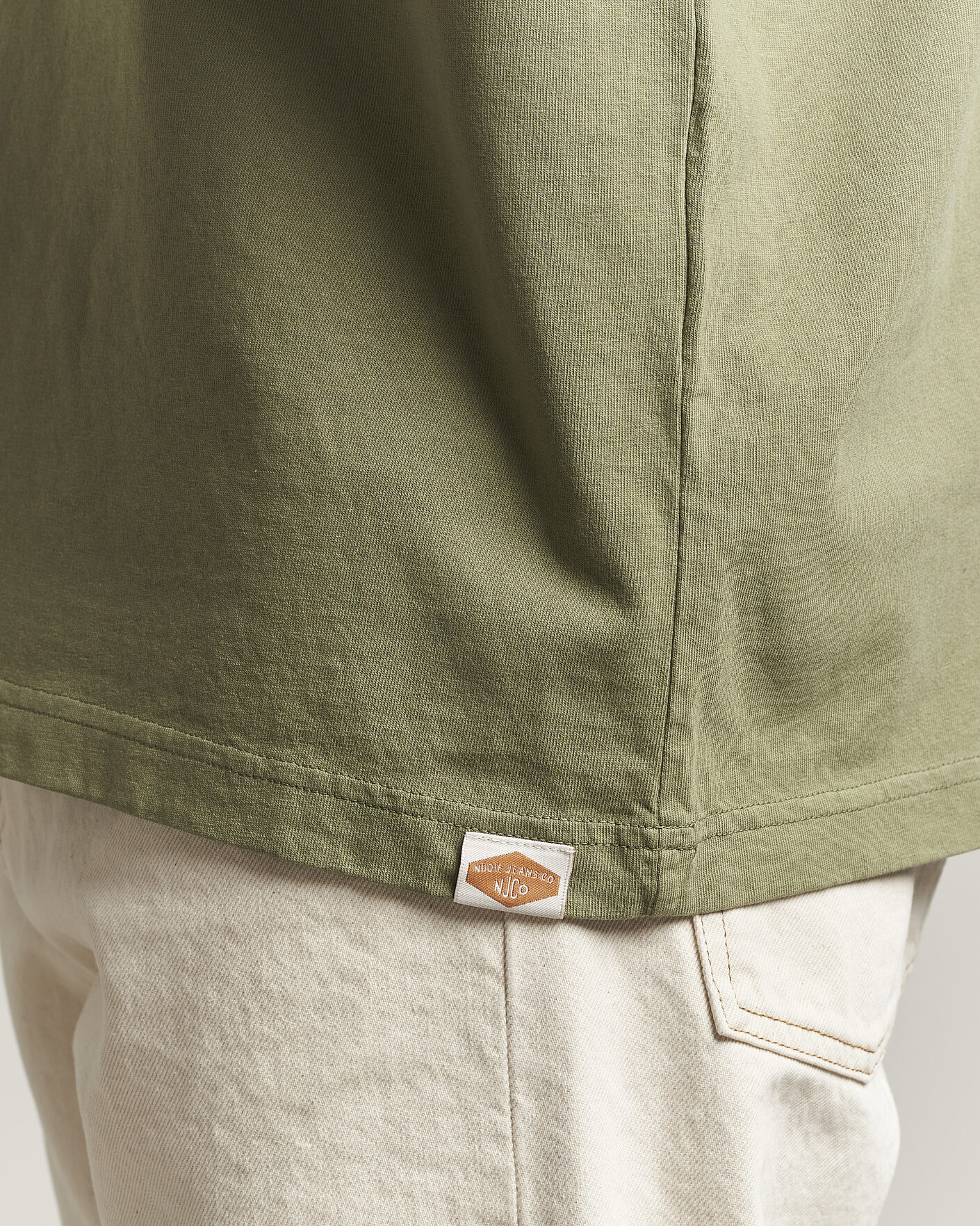 Mies | T-paidat | Nudie Jeans | Uno Everyday Crew Neck T-Shirt Green