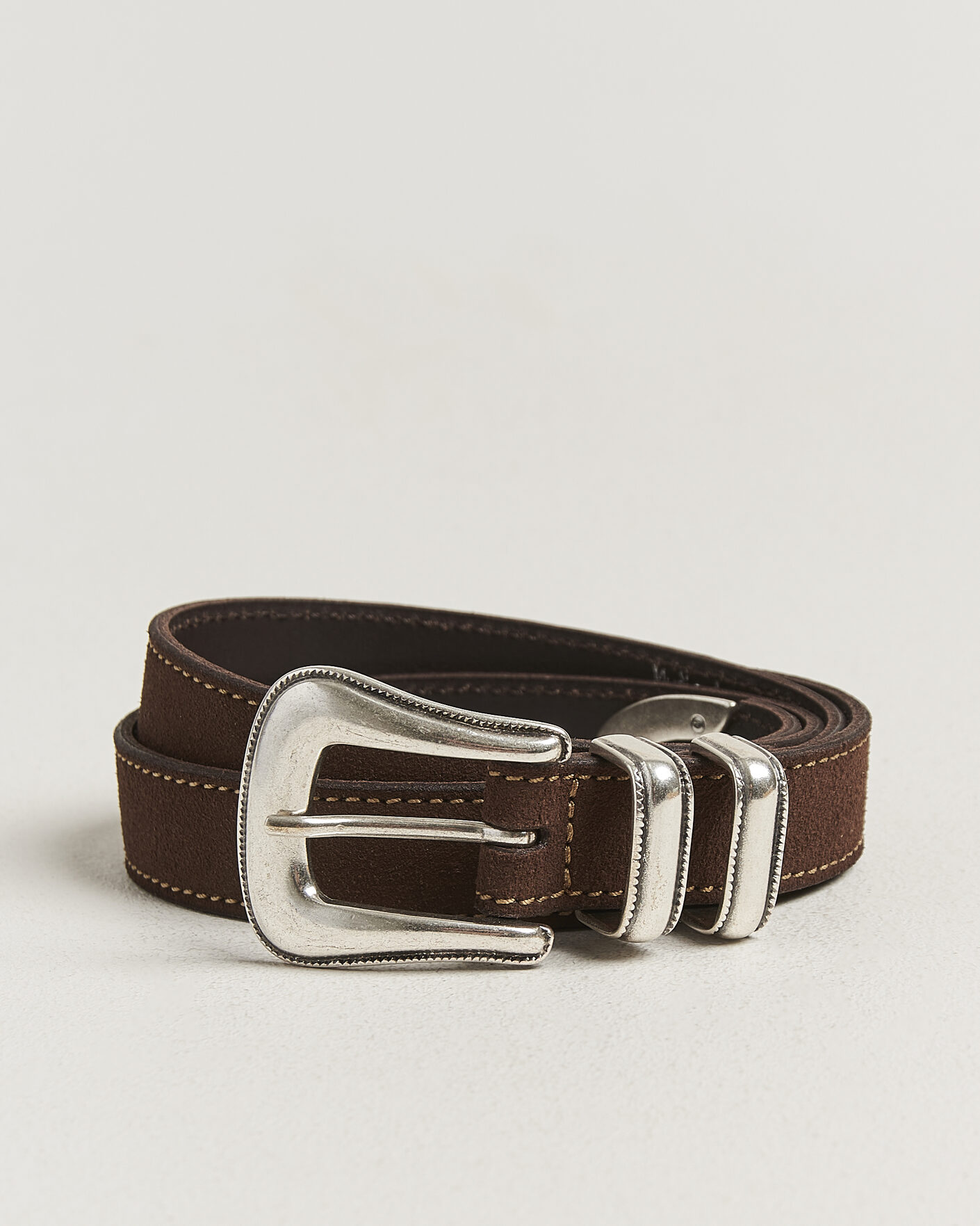 Mies | Vyöt | Nudie Jeans | Western Suede Belt Dark Brown