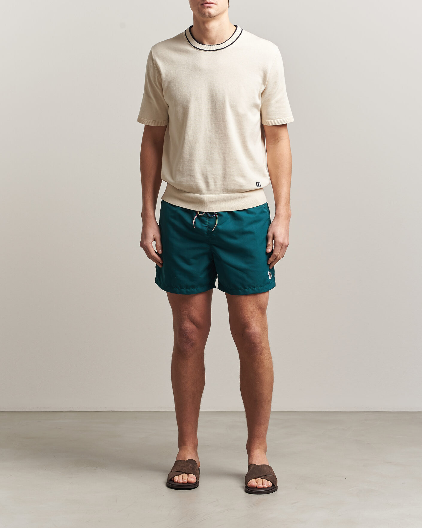 Mies | Uimahousut | Paul Smith | Zebra Swimshorts Dark Green