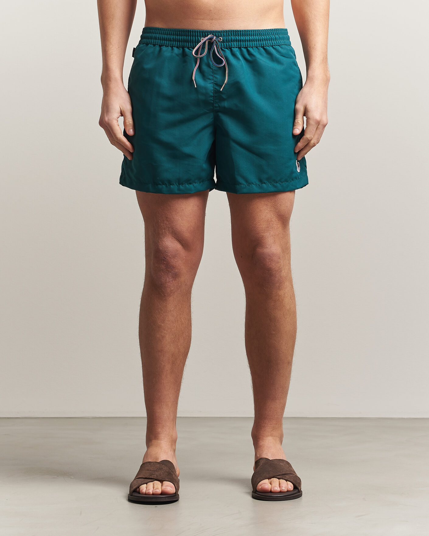 Mies | Uimahousut | Paul Smith | Zebra Swimshorts Dark Green