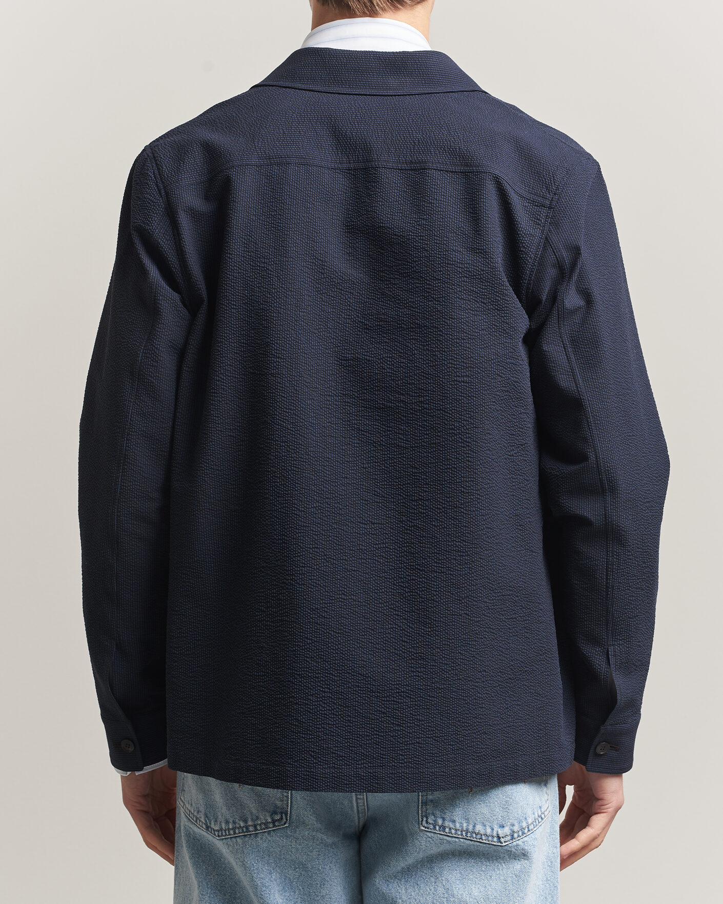 Mies | Kauluspaidat | Paul Smith | Cotton Overshirt Navy