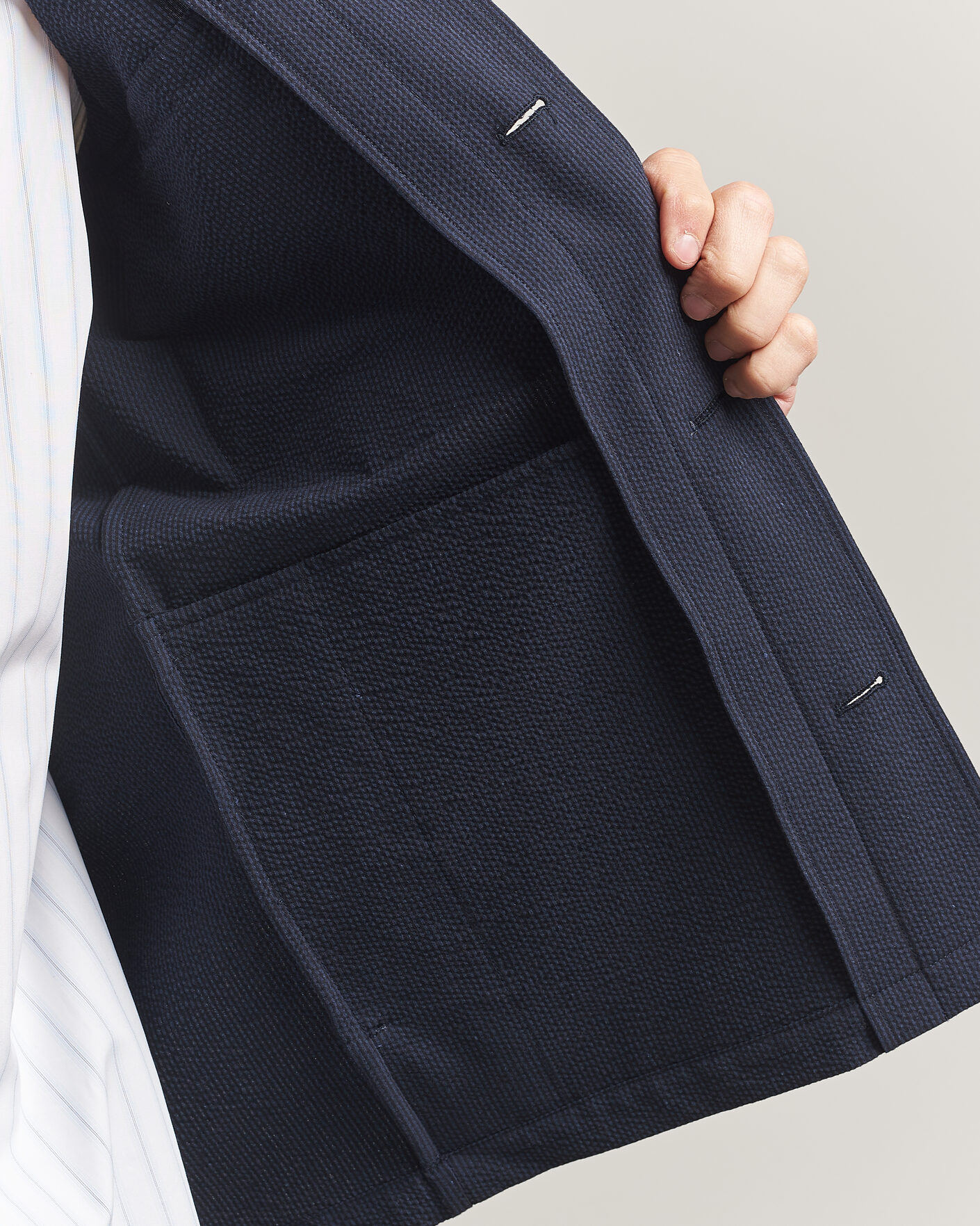 Mies | Kauluspaidat | Paul Smith | Cotton Overshirt Navy