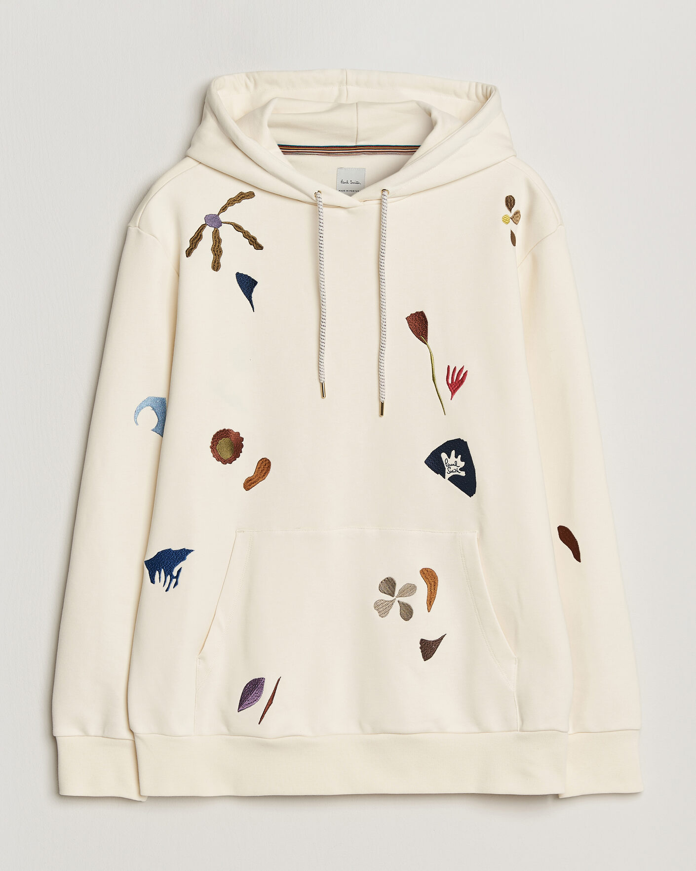 Mies | Puserot | Paul Smith | Embroidered Hoodie White