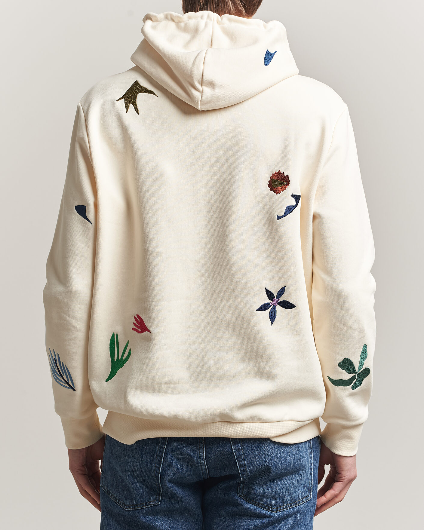 Mies | Puserot | Paul Smith | Embroidered Hoodie White