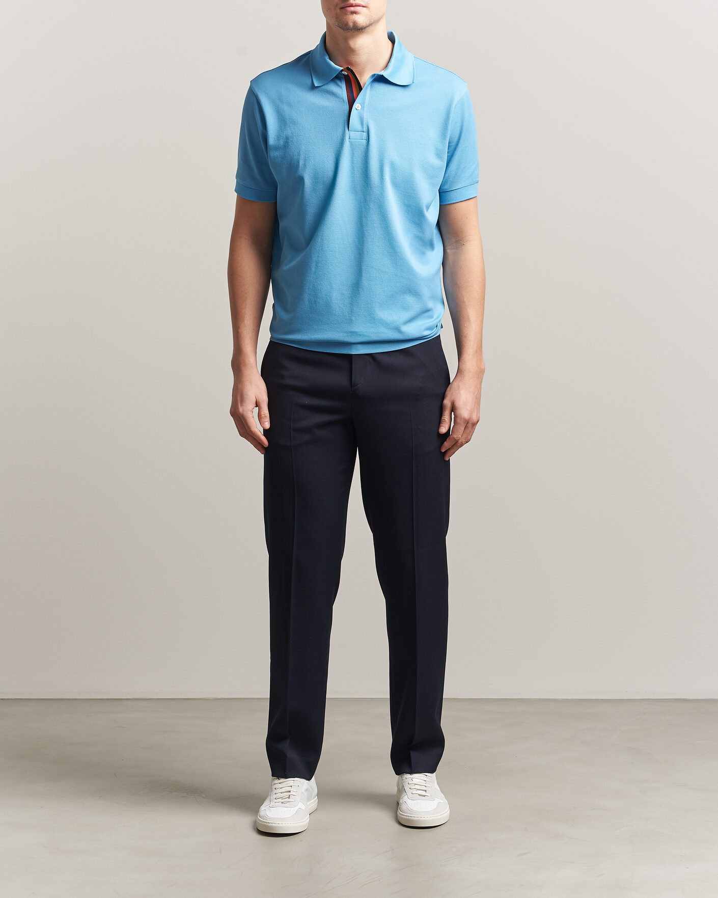 Mies | Pikeet | Paul Smith | Placket Stripe Polo Blue