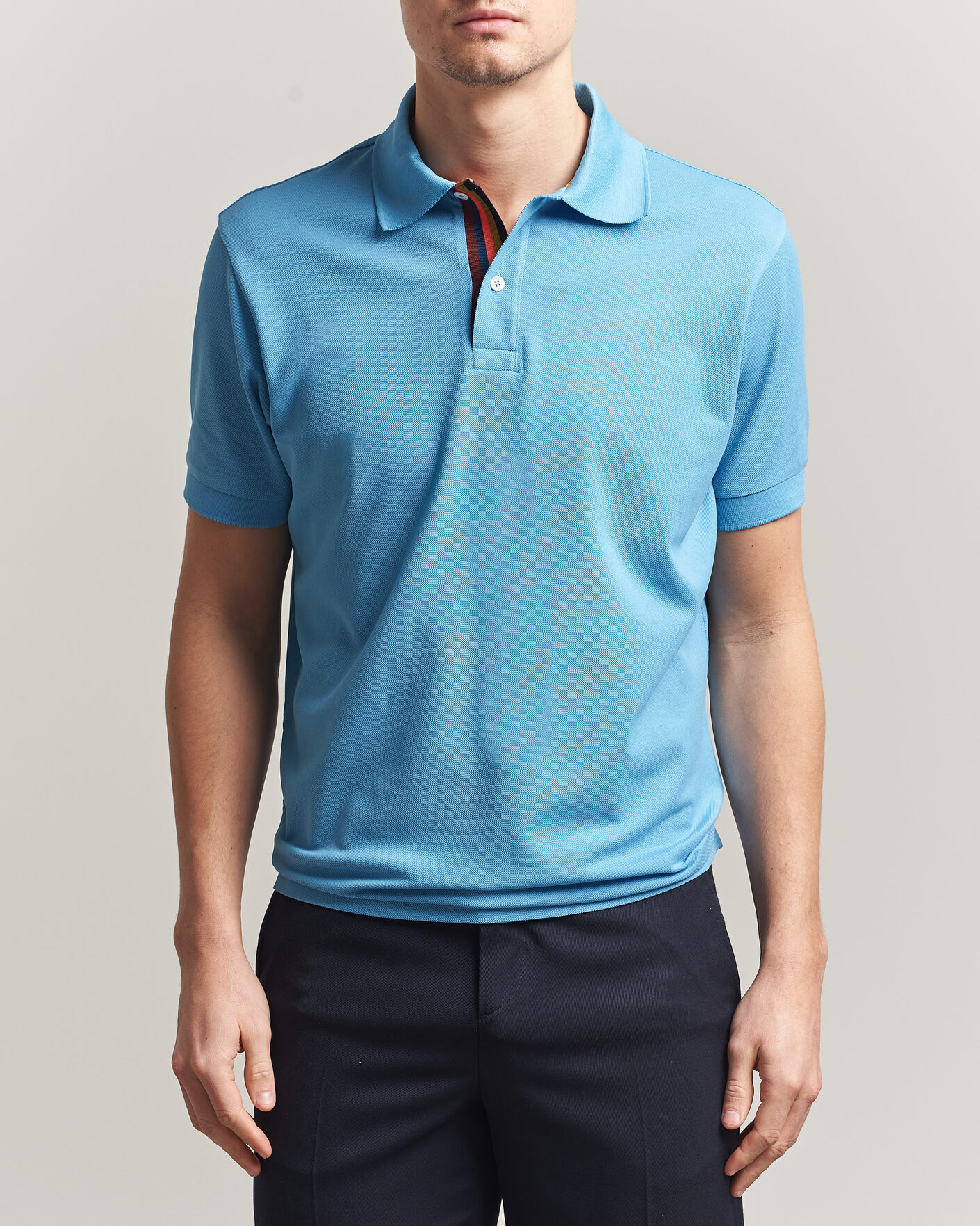 Mies | Pikeet | Paul Smith | Placket Stripe Polo Blue