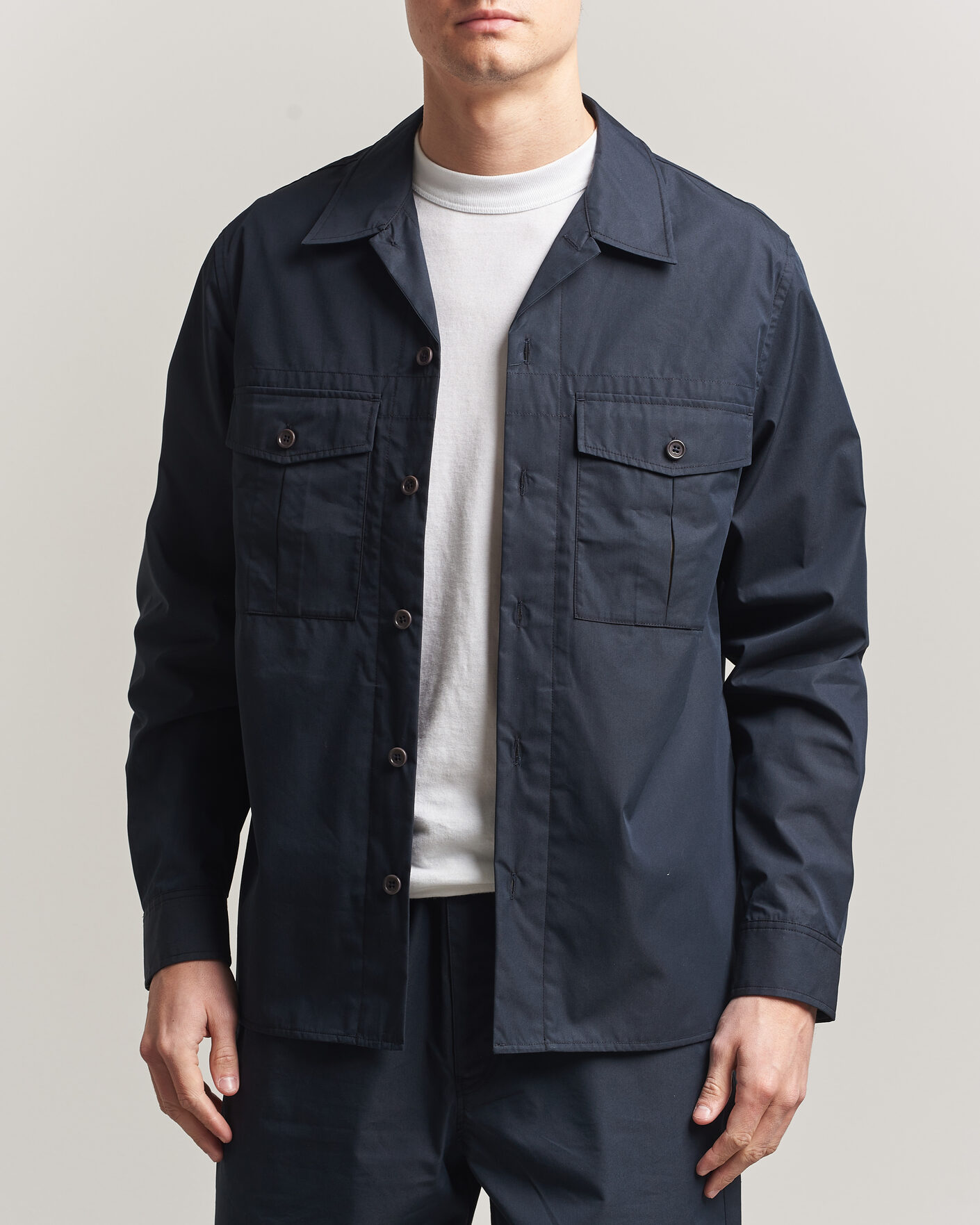 Mies | Kauluspaidat | PS Paul Smith | Casual Cotton Overshirt Navy