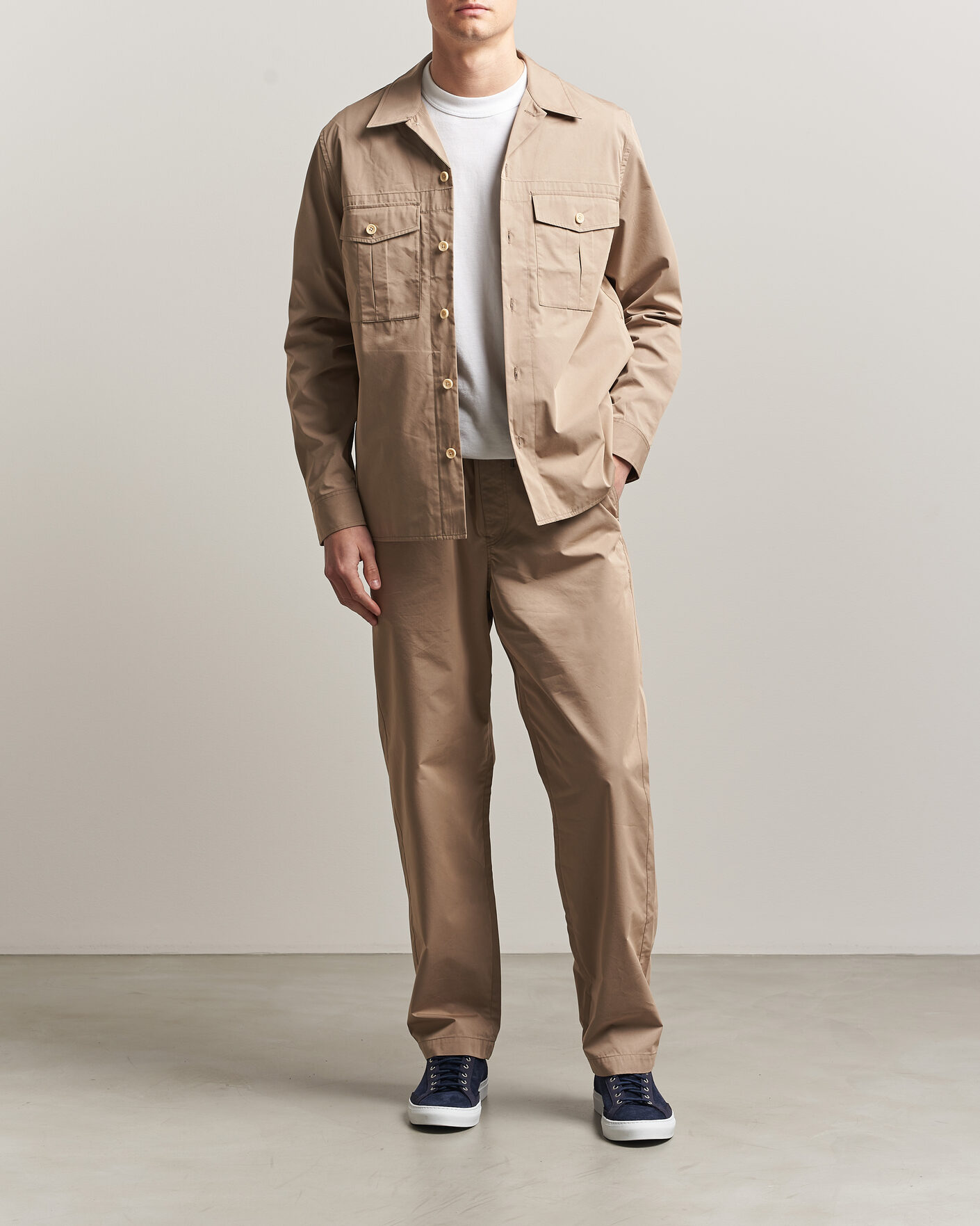 Mies | Kauluspaidat | PS Paul Smith | Casual Cotton Overshirt Beige