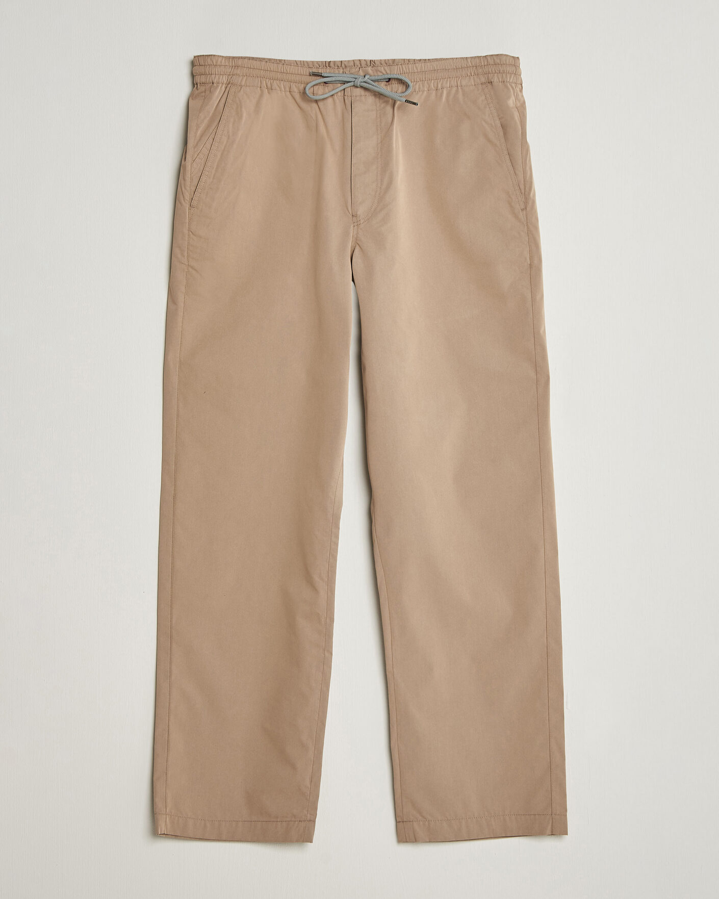 Mies | Housut | PS Paul Smith | Casual Cotton Drawstring Trousers Beige