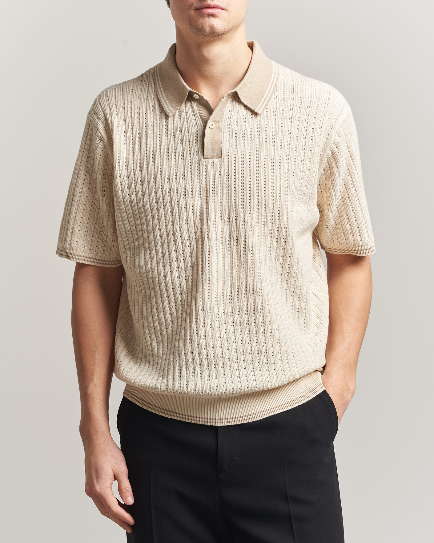 Mies | Pikeet | PS Paul Smith | Cotton Knitted Polo White