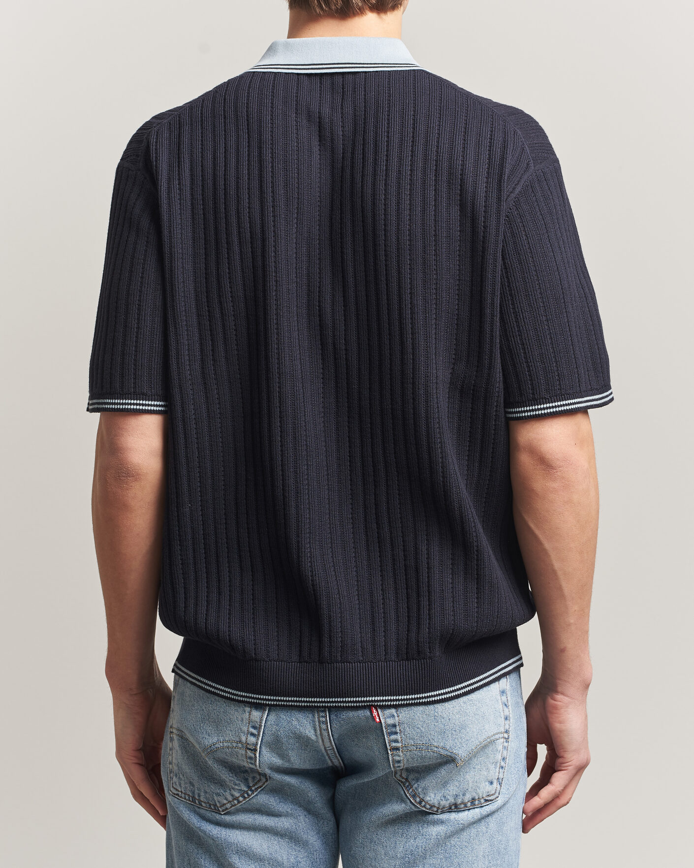 Mies | Pikeet | PS Paul Smith | Cotton Knitted Polo Navy