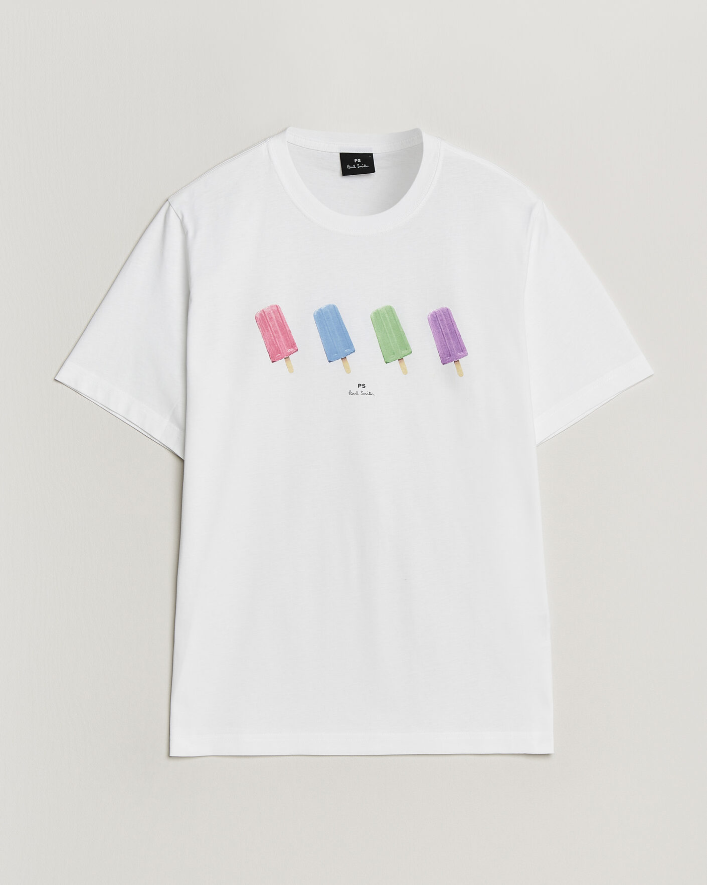 Mies | T-paidat | PS Paul Smith | Lollies Printed T-Shirt White