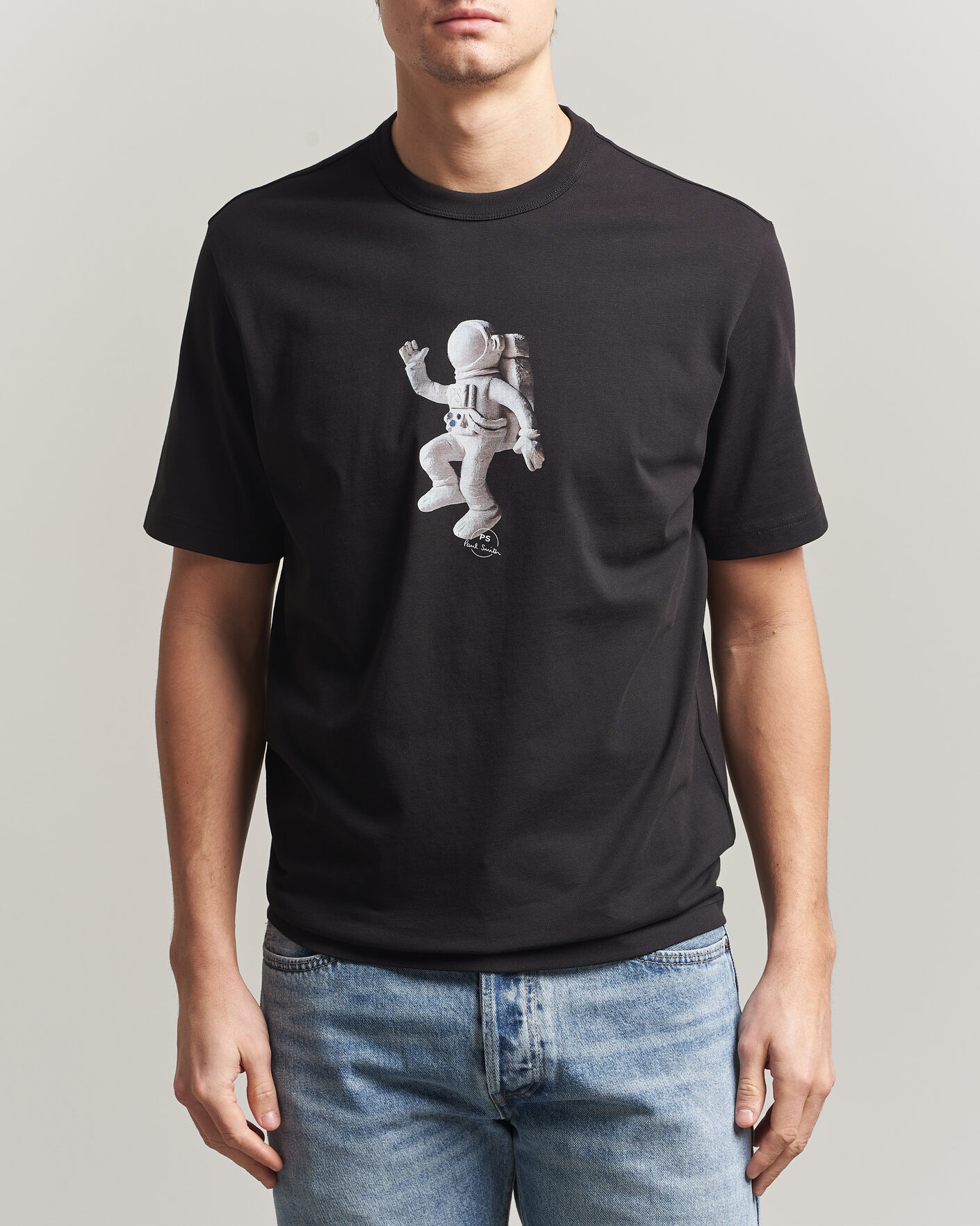 Mies | T-paidat | PS Paul Smith | Astronaut Printed T-Shirt Black