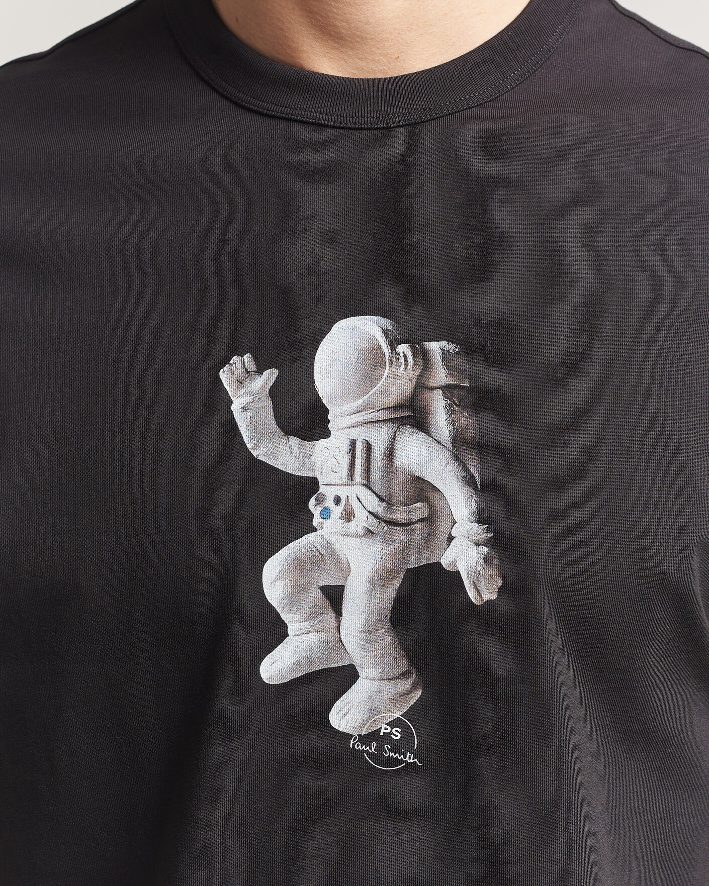 Mies | T-paidat | PS Paul Smith | Astronaut Printed T-Shirt Black