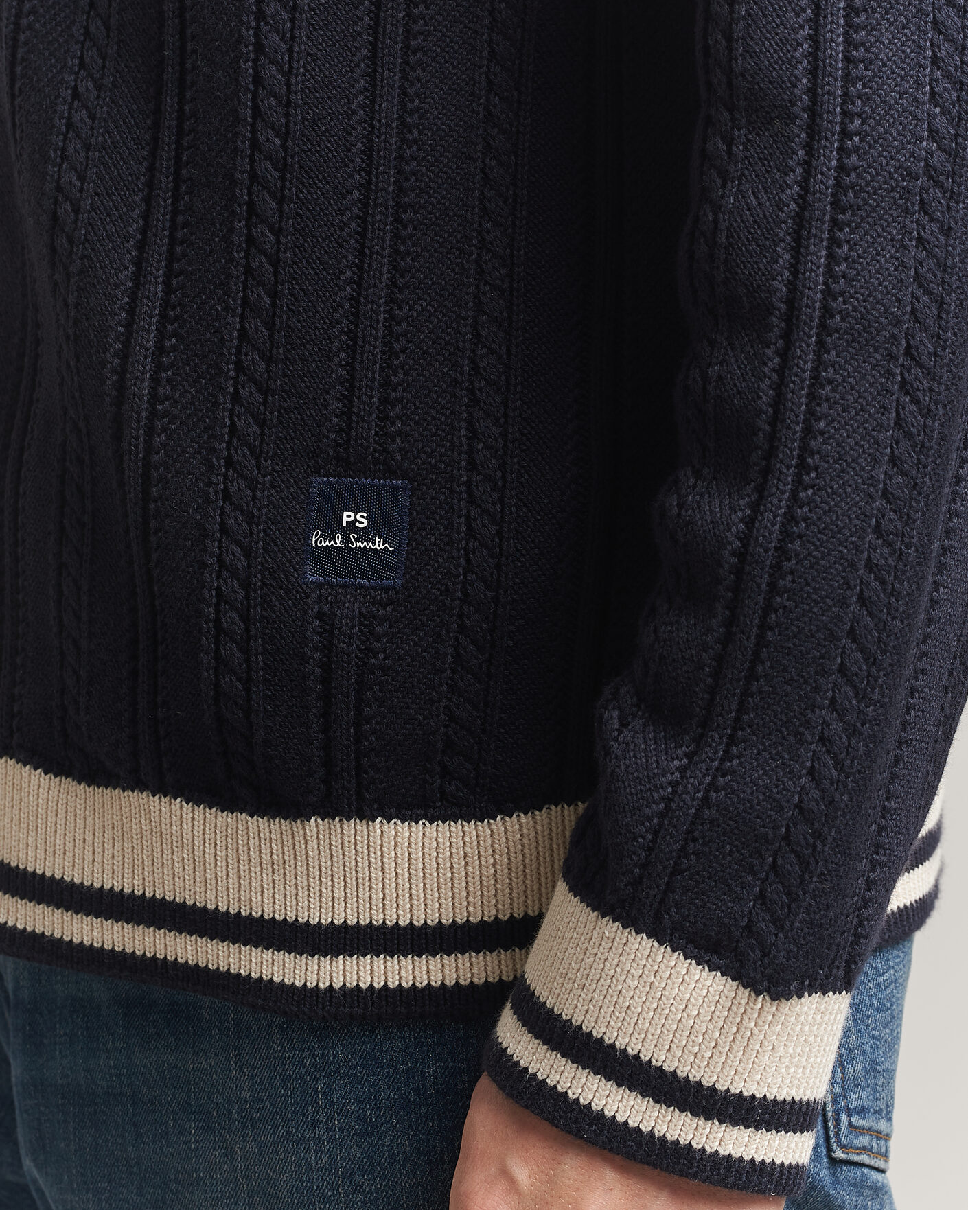 Mies | Puserot | PS Paul Smith | Cotton Knitted Cardigan Navy
