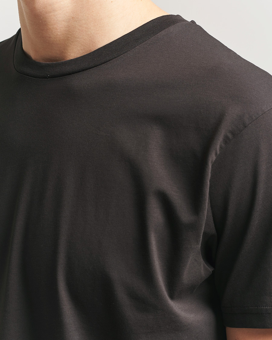 Mies | T-paidat | Sunspel | Riviera Midweight T-Shirt Dark Chocolate