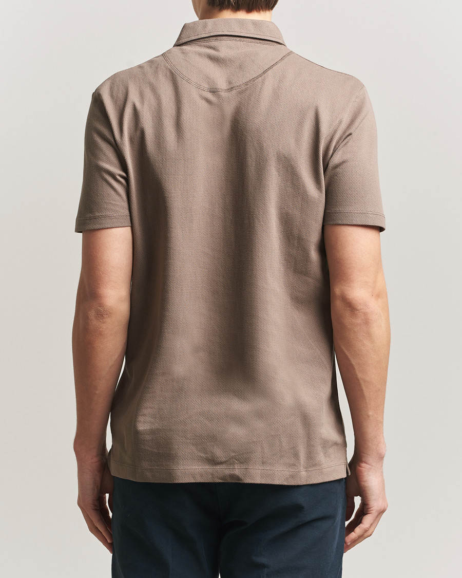 Mies | Pikeet | Sunspel | Riviera Polo Shirt Dark Cedar