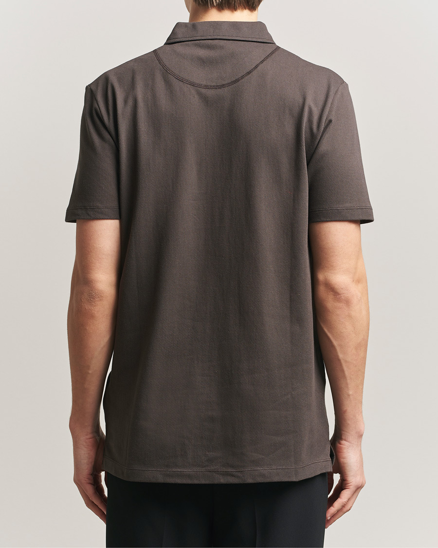 Mies | Pikeet | Sunspel | Riviera Polo Shirt Dark Chocolate