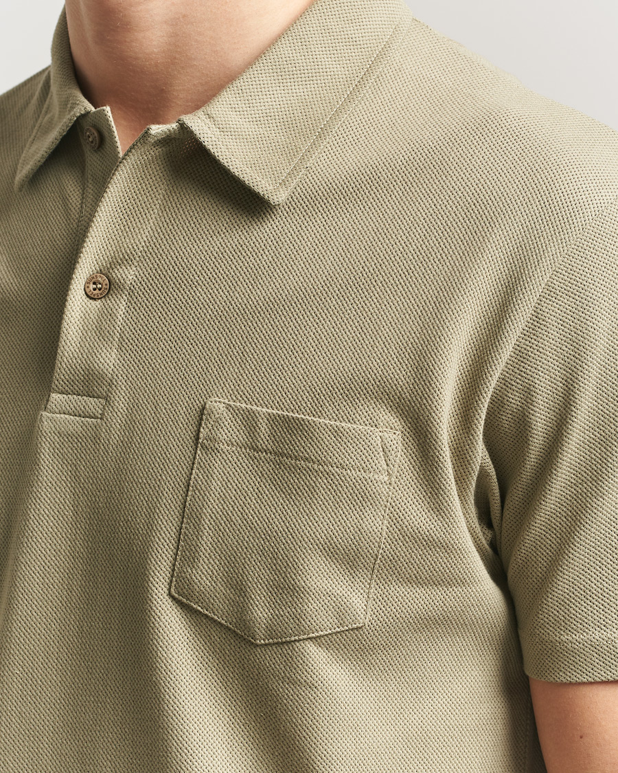 Mies | Pikeet | Sunspel | Riviera Polo Shirt Pistachio