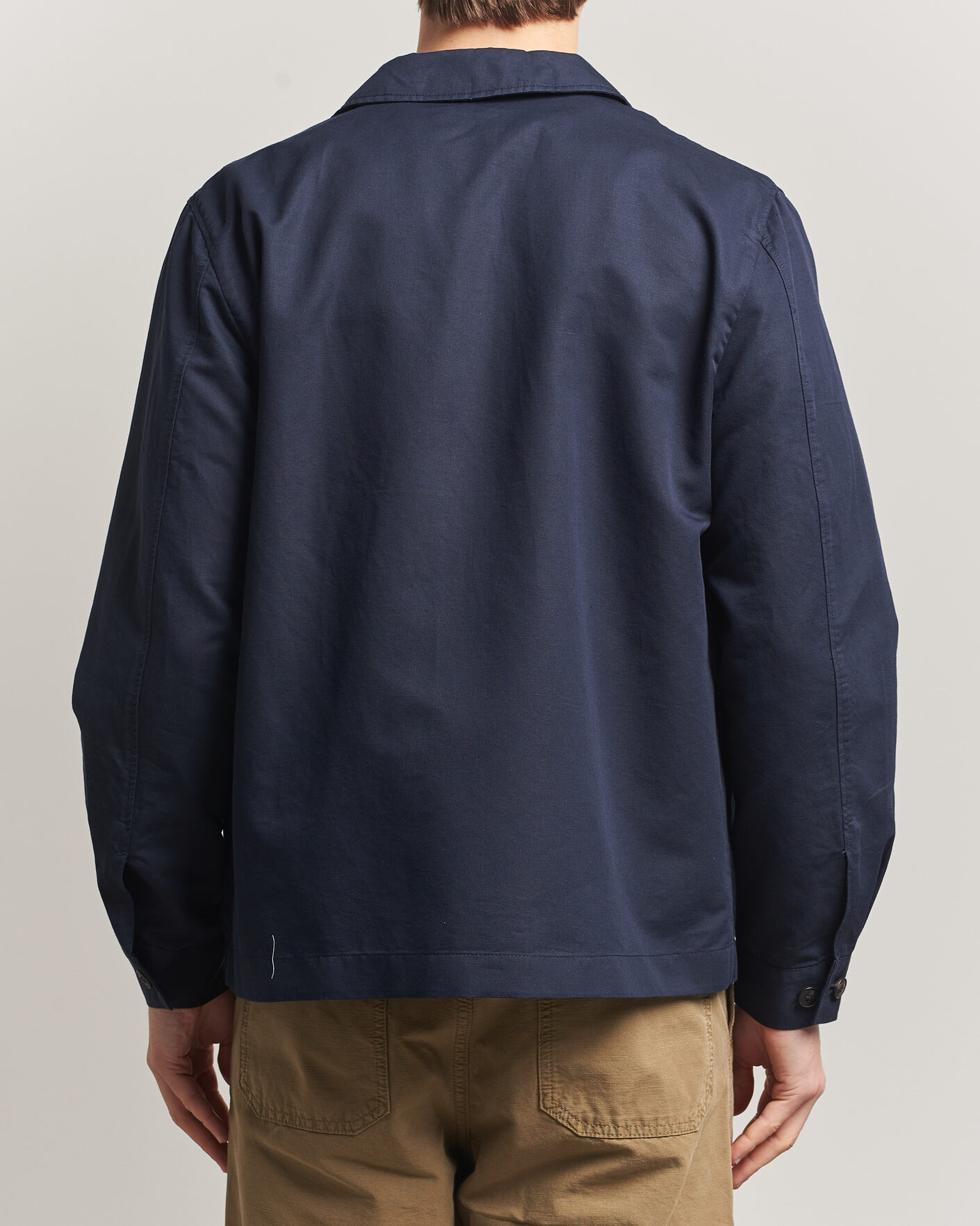 Mies | Takit | Sunspel | Cotton/Linen Jacket Navy