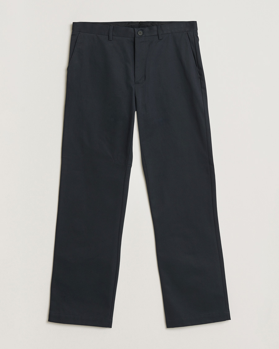 Mies | Housut | Sunspel | Soft Cotton Drill Trousers Navy