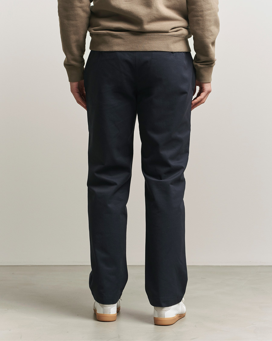 Mies | Housut | Sunspel | Soft Cotton Drill Trousers Navy