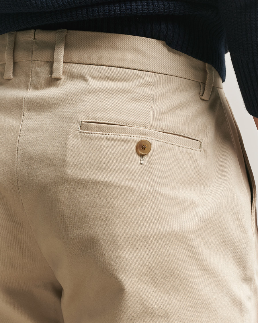 Mies | Housut | Sunspel | Soft Cotton Drill Trousers Light Stone