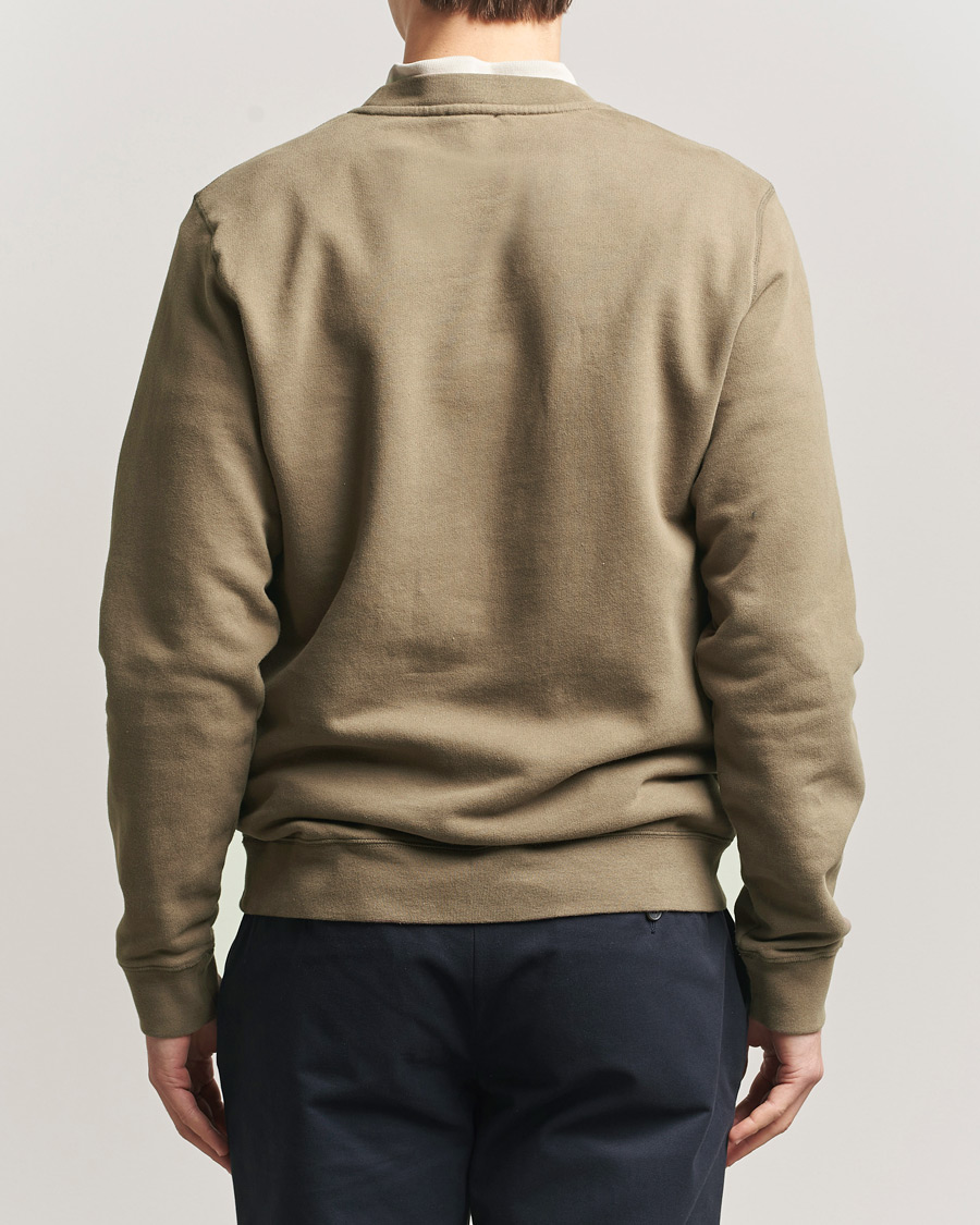 Mies | Puserot | Sunspel | Loopback Sweatshirt Dark Cedar