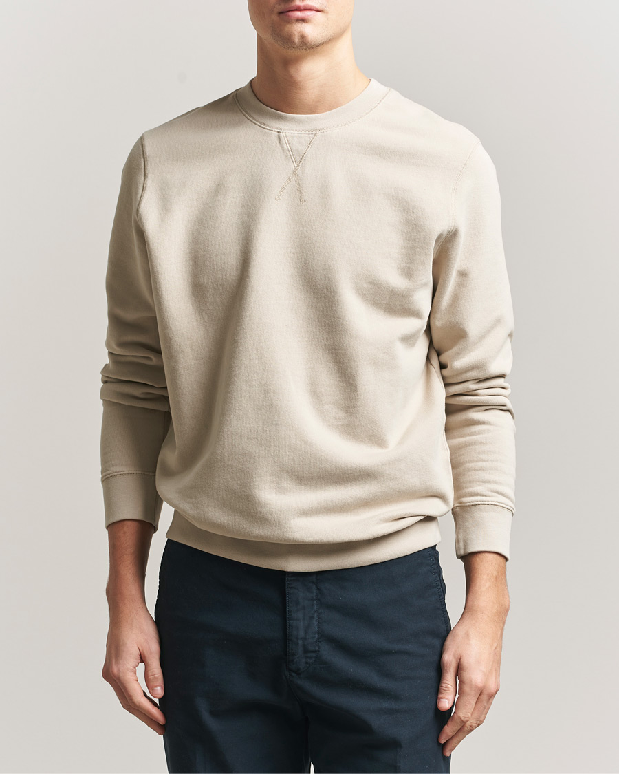 Mies | Puserot | Sunspel | Loopback Sweatshirt Hazelwood
