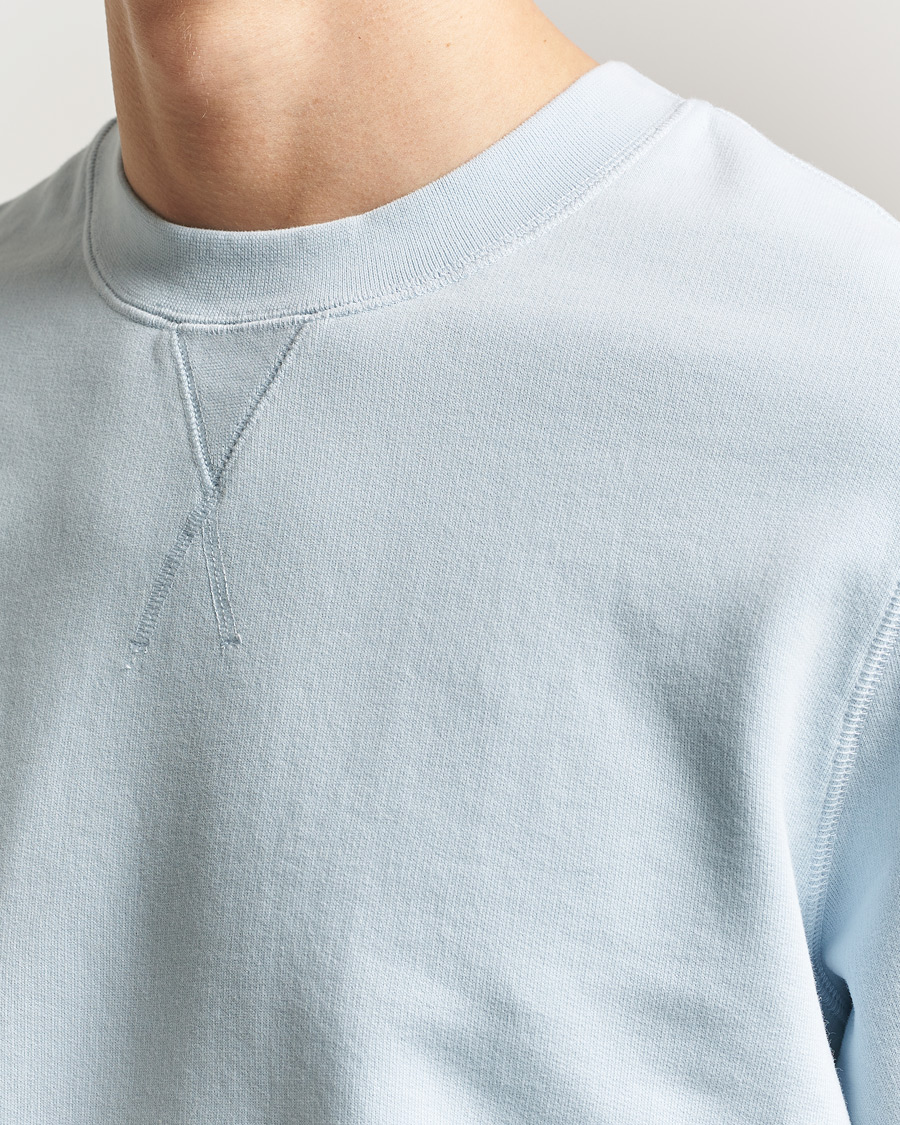 Mies | Puserot | Sunspel | Loopback Sweatshirt Pastel Blue