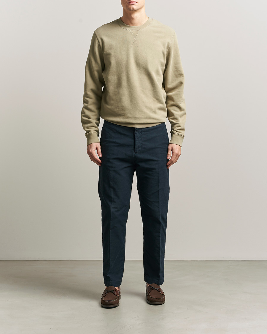 Mies | Puserot | Sunspel | Loopback Sweatshirt Pistachio