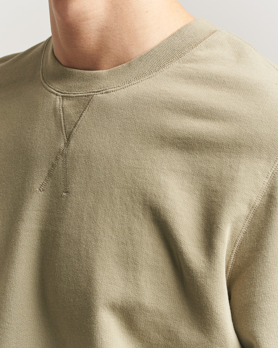 Mies | Puserot | Sunspel | Loopback Sweatshirt Pistachio
