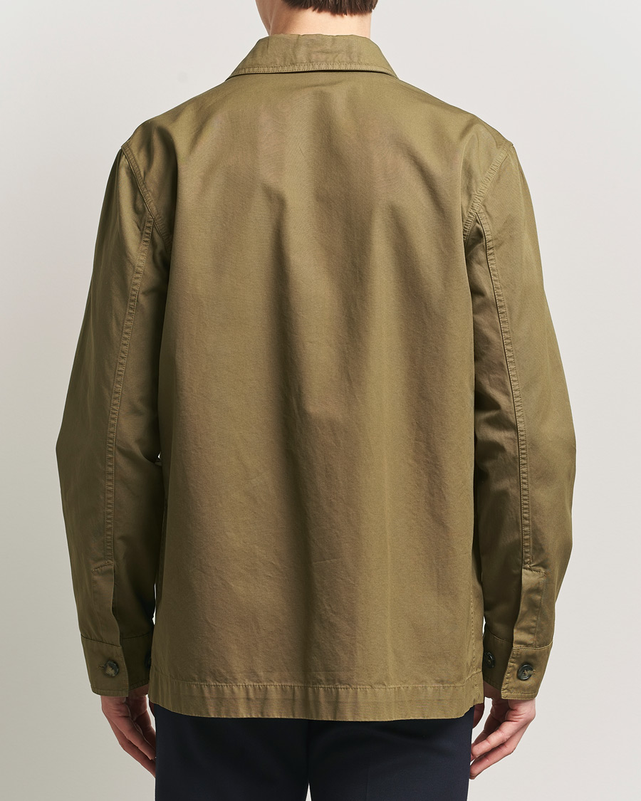 Mies | Takit | Kiton | Cotton Canvas Chore Jacket Military