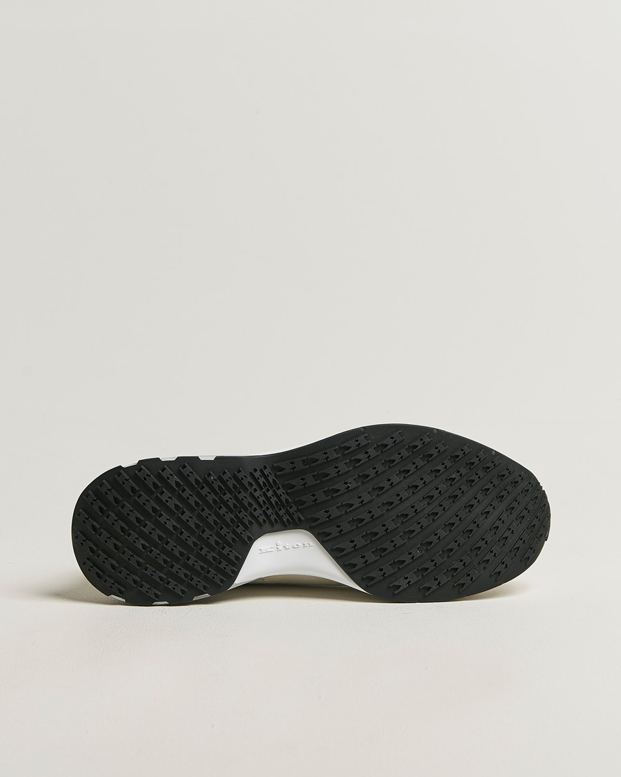 Mies | Tennarit | Kiton | Deerskin Running Sneakers White