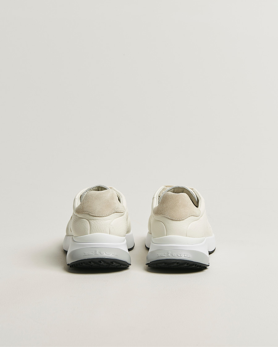 Mies | Tennarit | Kiton | Deerskin Running Sneakers White
