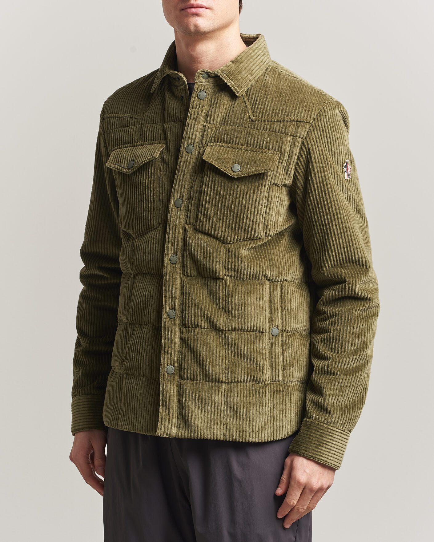 Mies | Takit | Moncler Grenoble | Gelt Corduroy Shirt Jacket Military Green