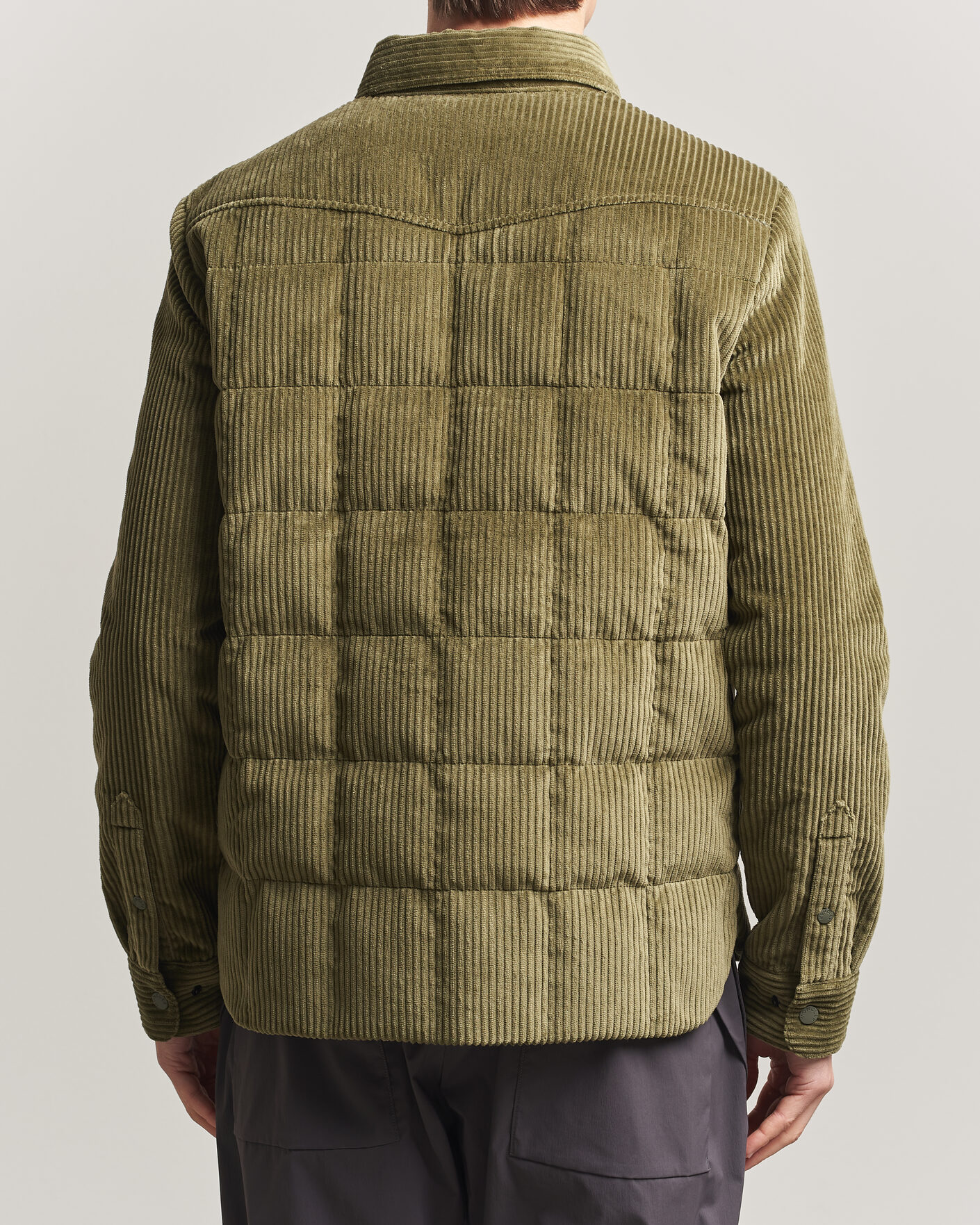 Mies | Takit | Moncler Grenoble | Gelt Corduroy Shirt Jacket Military Green