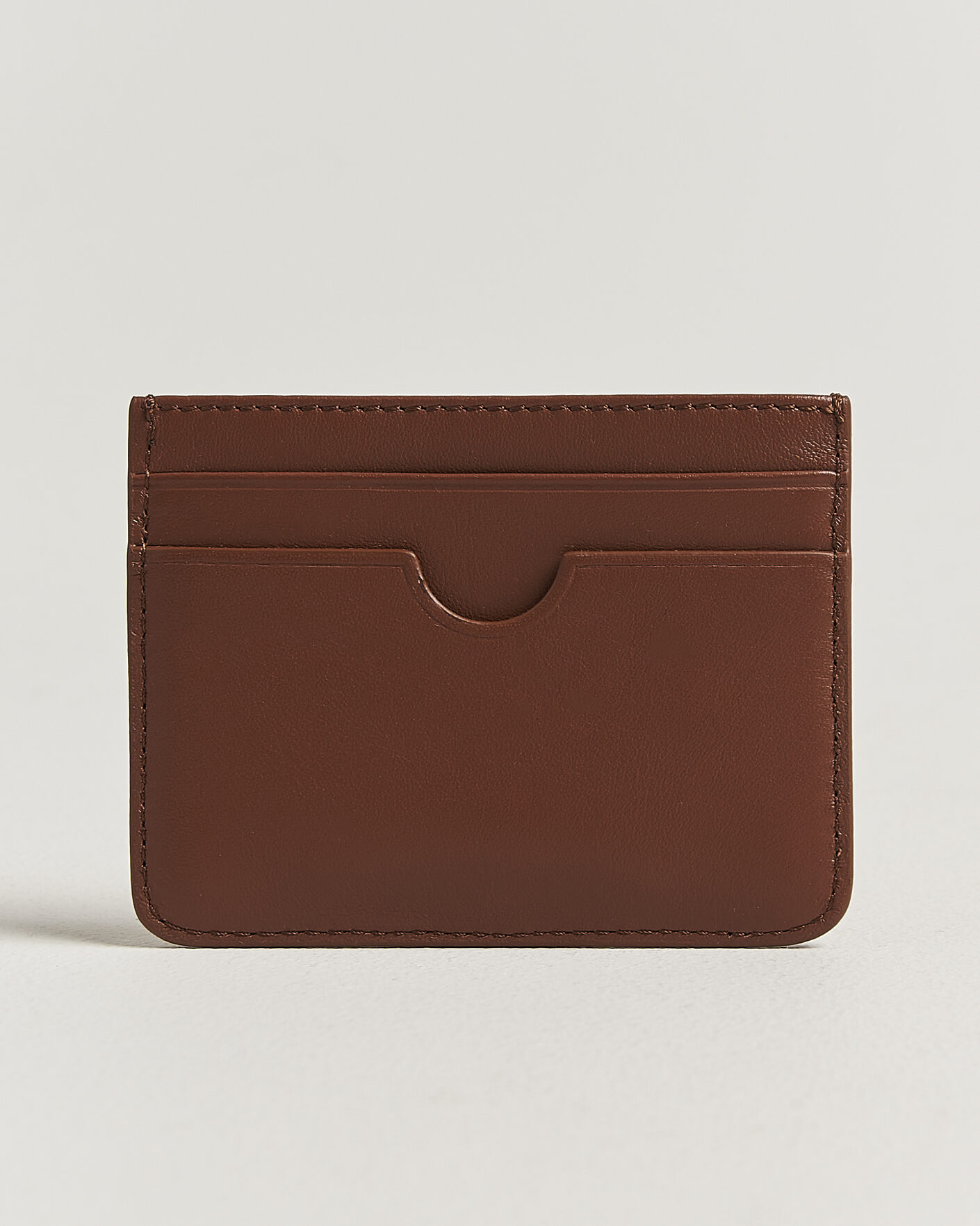 Mies | Lompakot | AMI | Tonal Heart Logo Card Holder Caramel