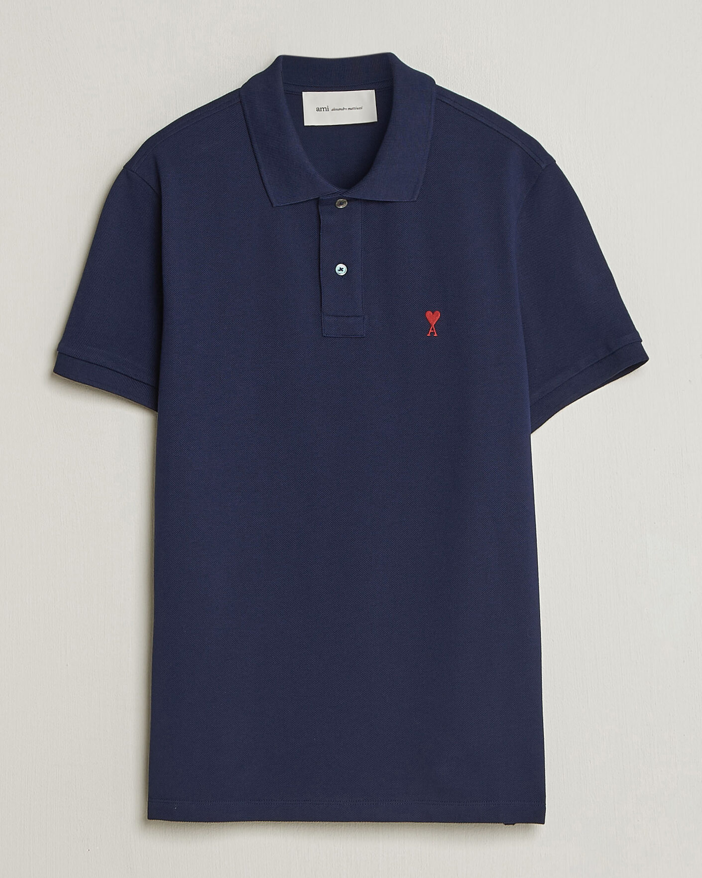 Mies | Pikeet | AMI | Heart Logo Polo Navy
