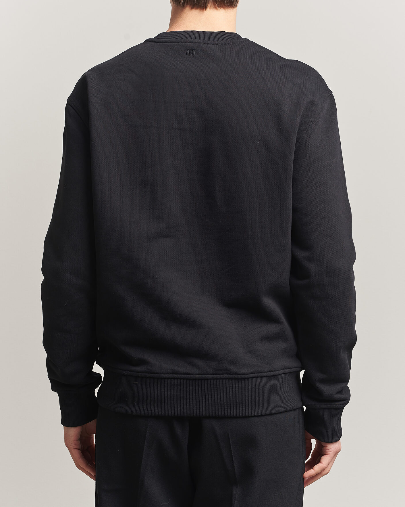 Mies | Puserot | AMI | Contrast Heart Logo Sweatshirt Black